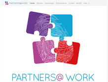 Tablet Screenshot of partnersatwork.be